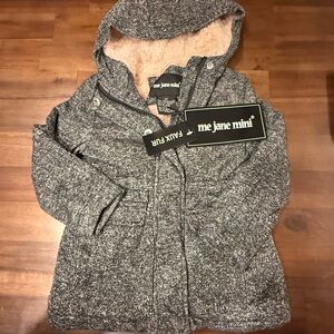 Me Jane Mini Gray Jacket with Cream Lining